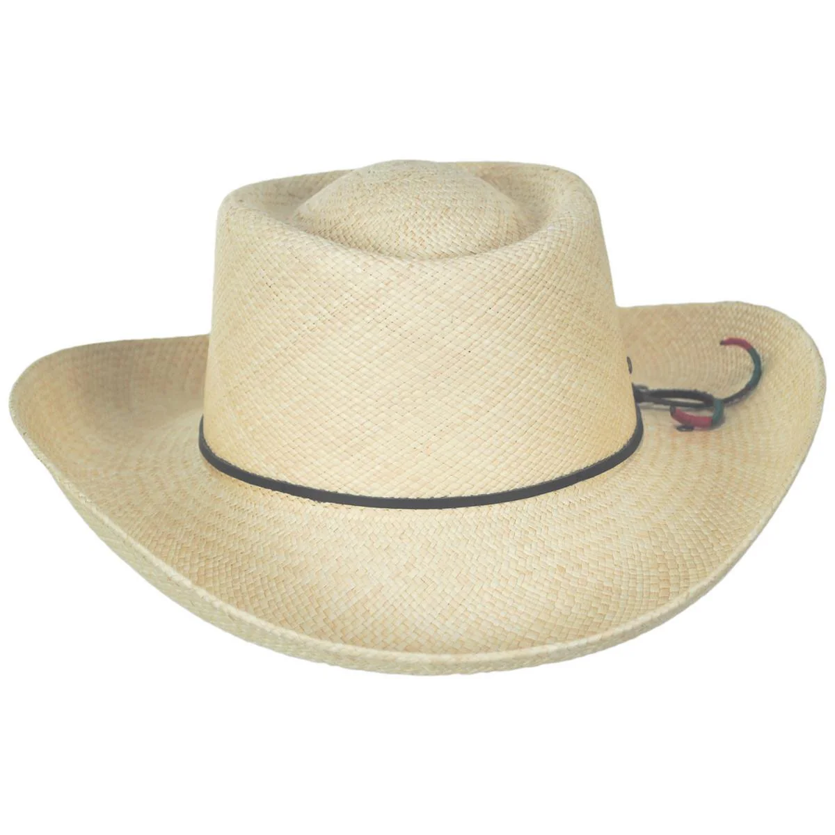 Los Rios Panama Straw Gambler Hat - Image 3