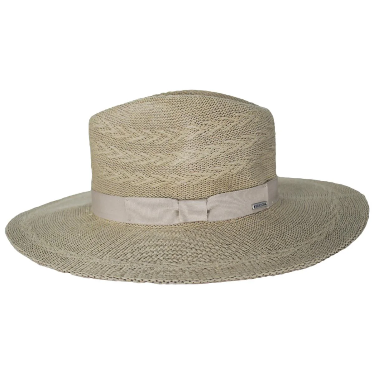 Lyons Cotton Knit Pattern Fedora Hat - Image 4