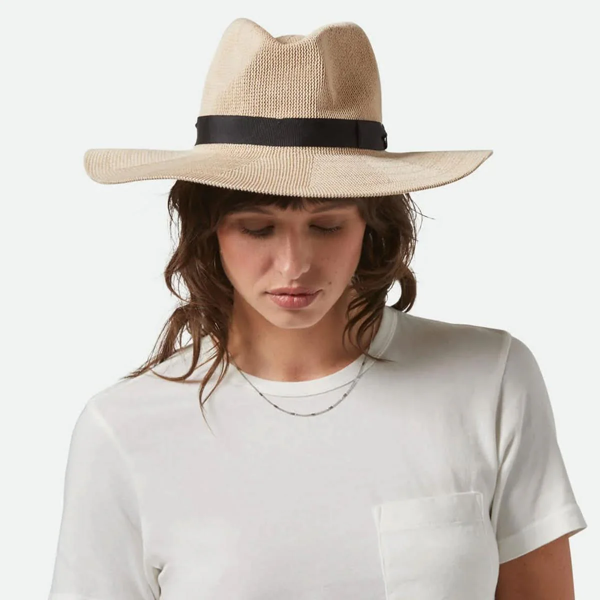 Lyons Cotton Knit Pattern Fedora Hat - Image 6