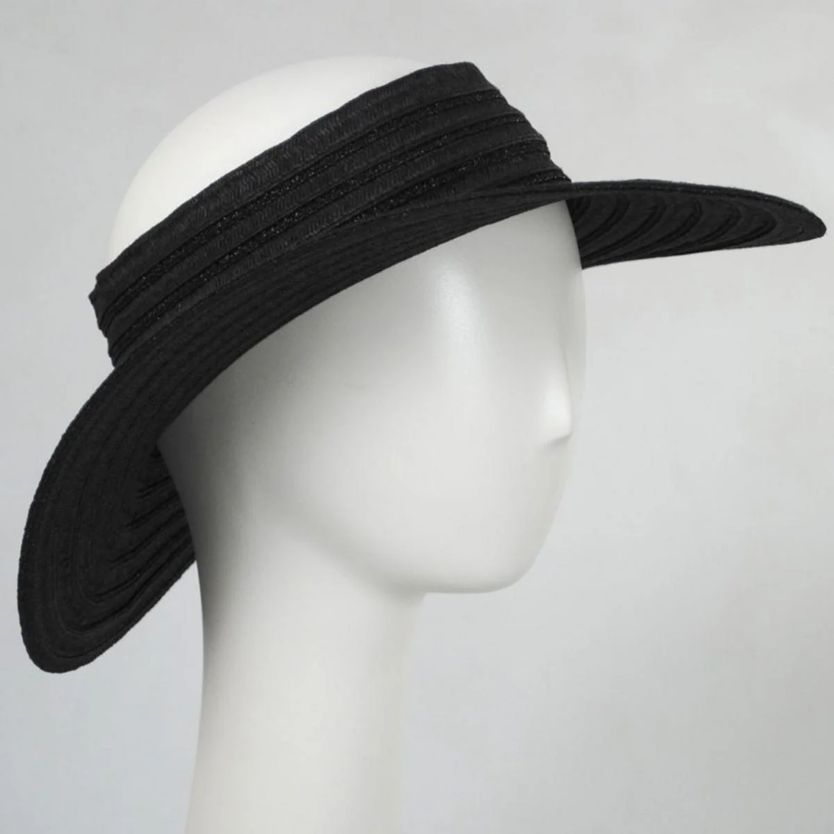 Maddie Toyo Straw Crownless Hat - Image 4