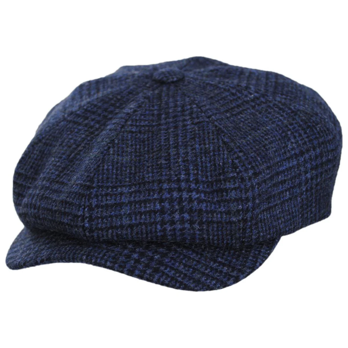Magee Glen Plaid Lambswool Newsboy Cap