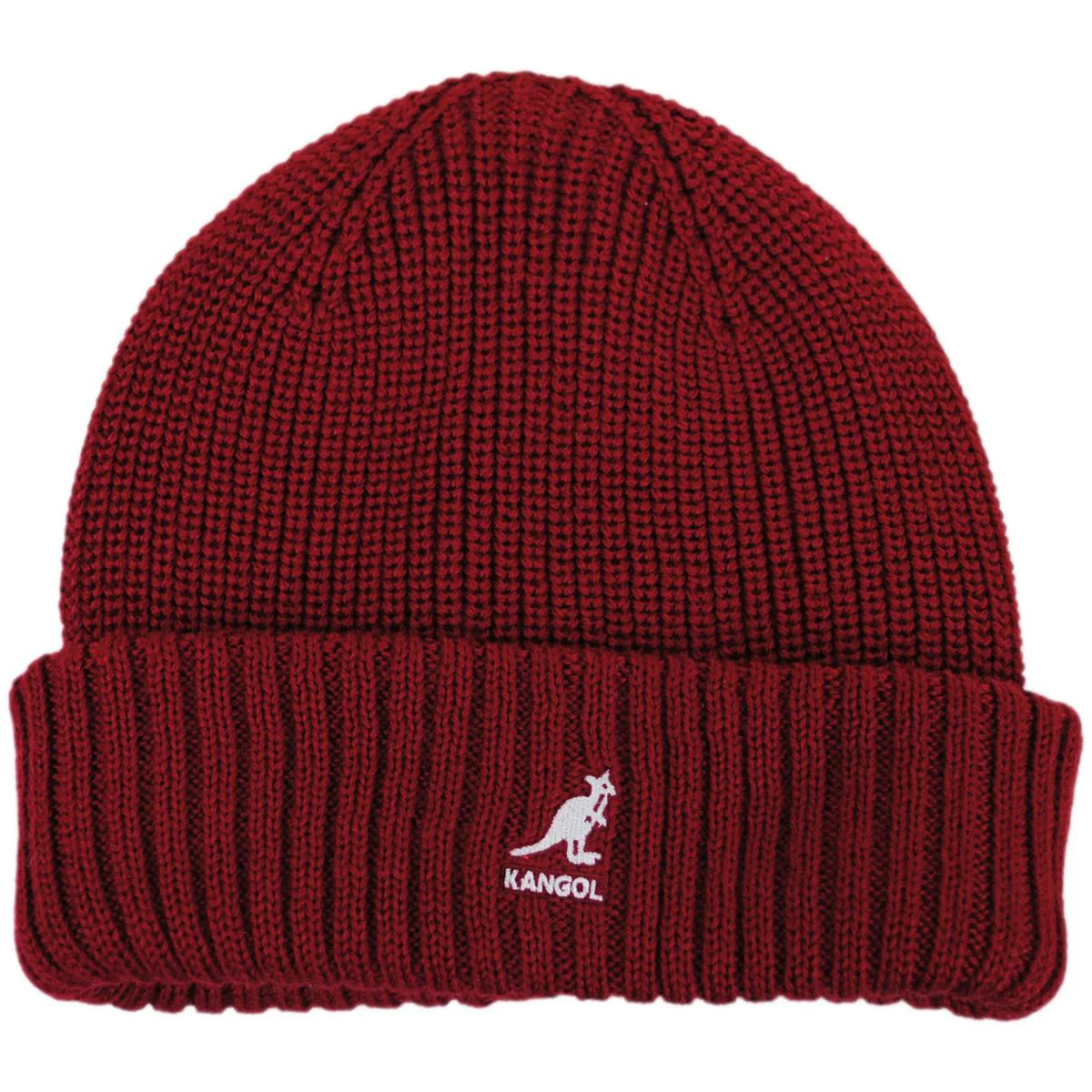 Merino Wool Rib Beanie Hat