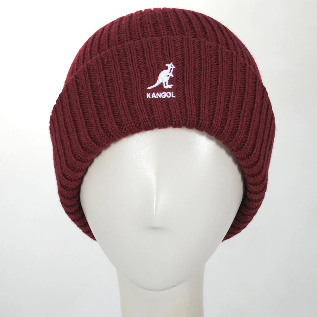 Merino Wool Rib Beanie Hat - Image 3