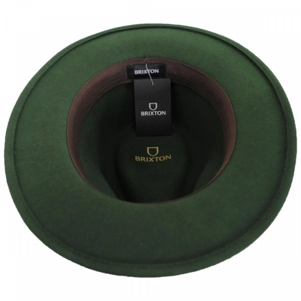 Messer Wool Felt Fedora Hat - Moss - Image 4