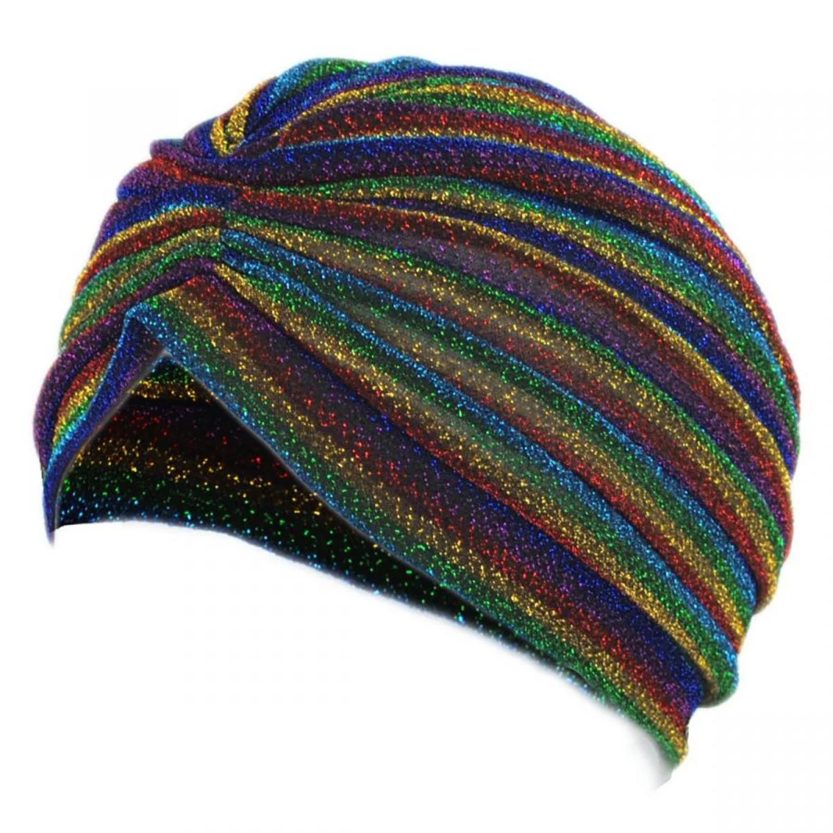 Metallic Stripe Turban - Image 10