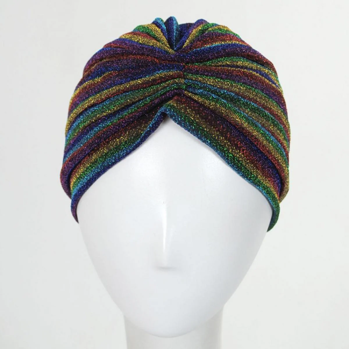 Metallic Stripe Turban - Image 11