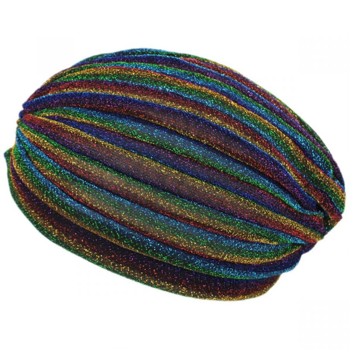 Metallic Stripe Turban - Image 12