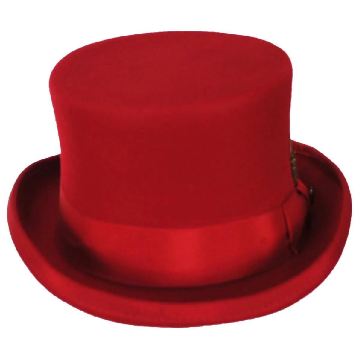 Mid Crown Wool Felt Top Hat - Image 9