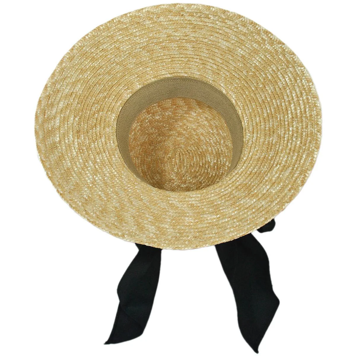 Milan Straw Boater Sun Hat - Image 7