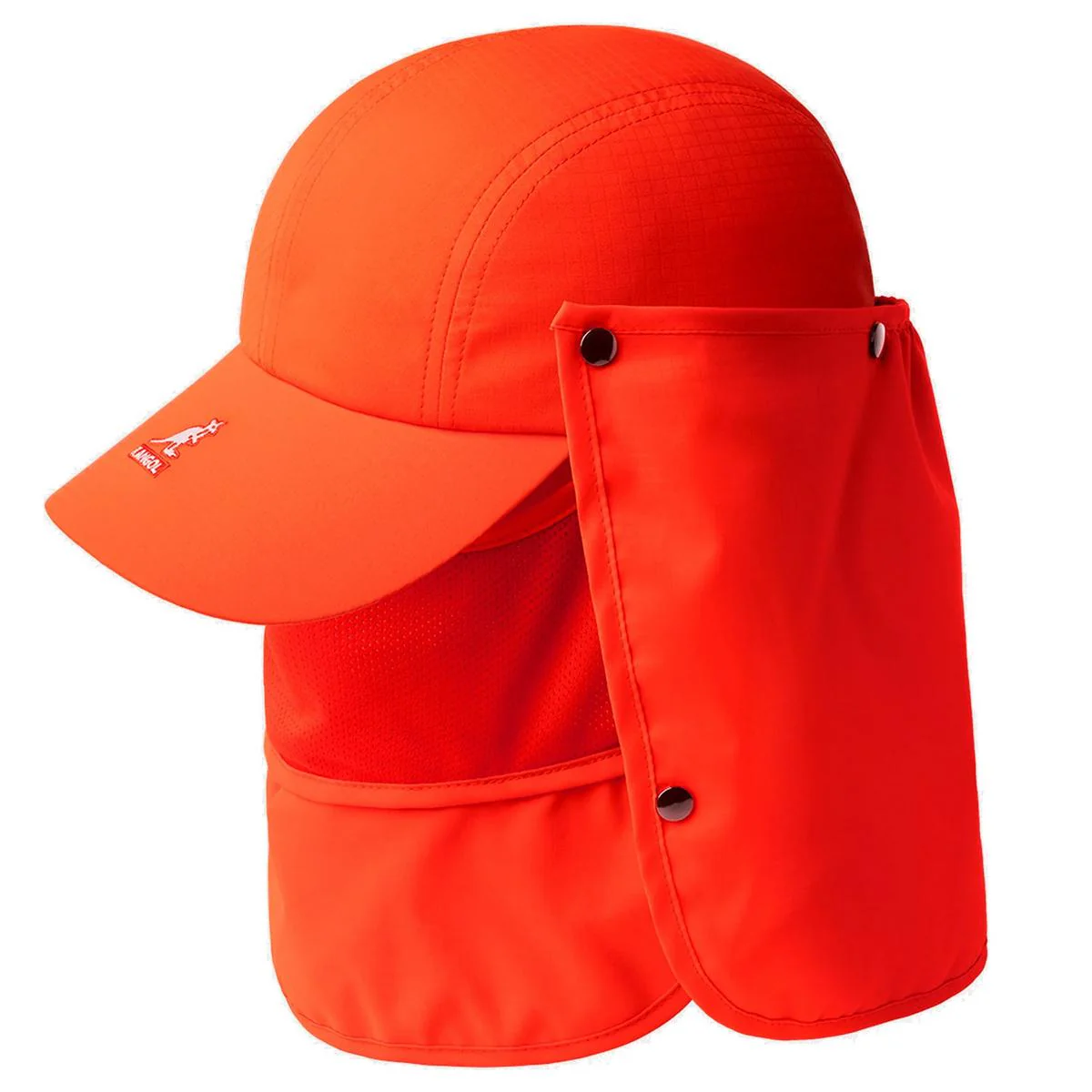 Multi-Utility Neck-Flap Mask Strapback Baseball Cap