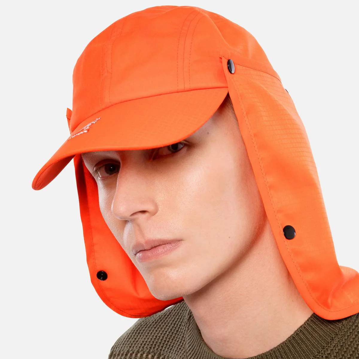 Multi-Utility Neck-Flap Mask Strapback Baseball Cap - Image 3