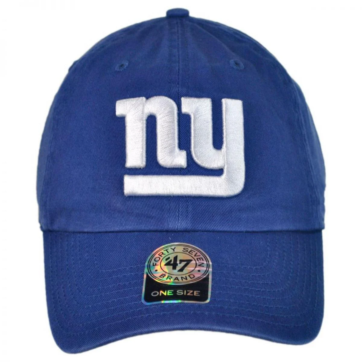 New York Giants NFL Clean Up Strapback Baseball Cap Dad Hat - Image 2