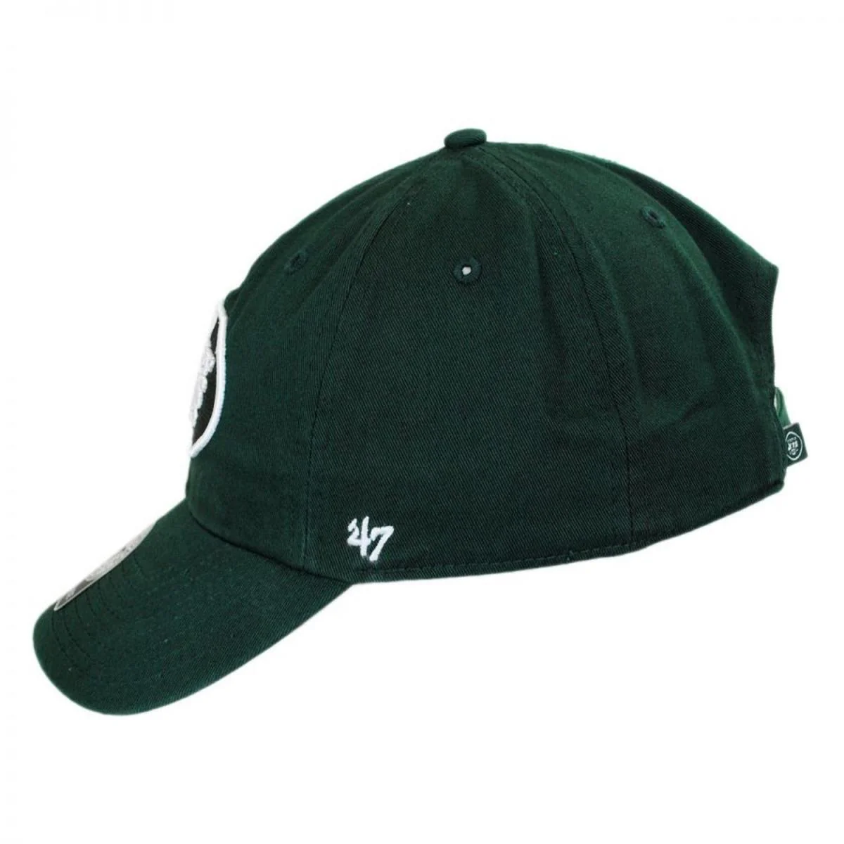 New York Jets NFL Clean Up Strapback Baseball Cap Dad Hat - Image 3