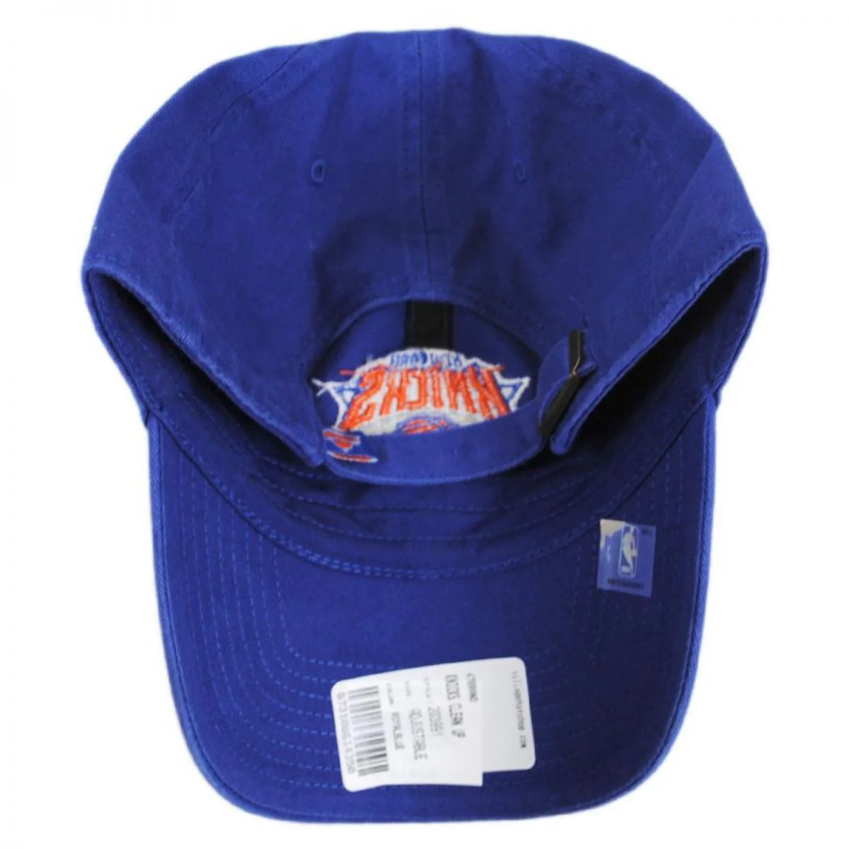 New York Knicks NBA Clean Up Strapback Baseball Cap Dad Hat - Image 2