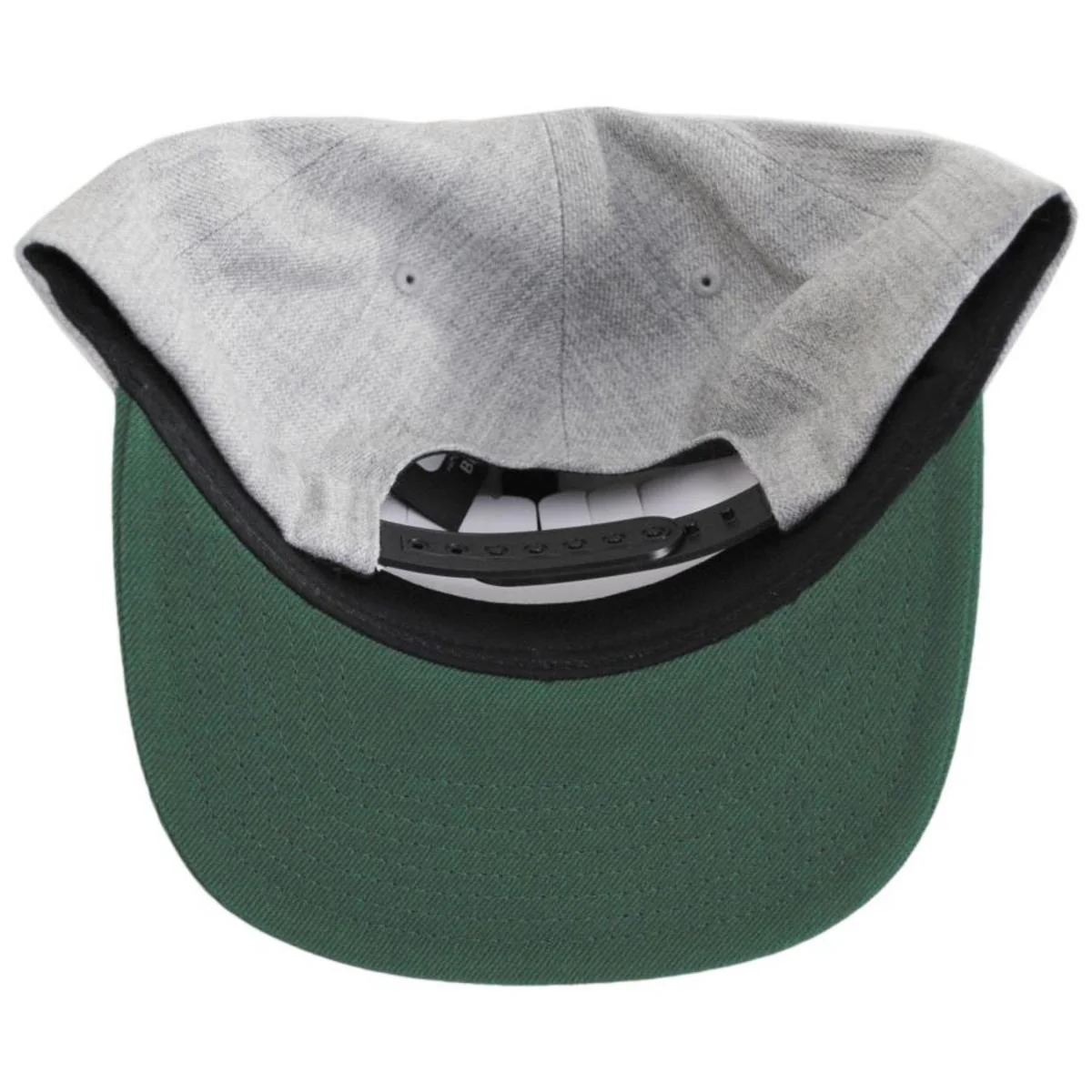 Oath III Snapback Baseball Cap - Heather Grey/Spruce - Image 4