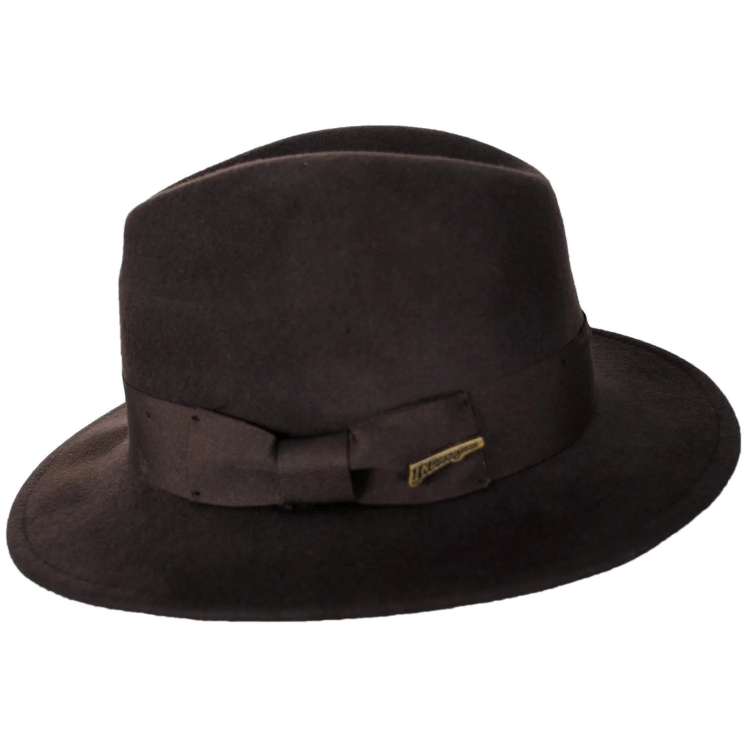 Officially Licensed Crushable Wool Felt Safari Fedora Hat - Image 3