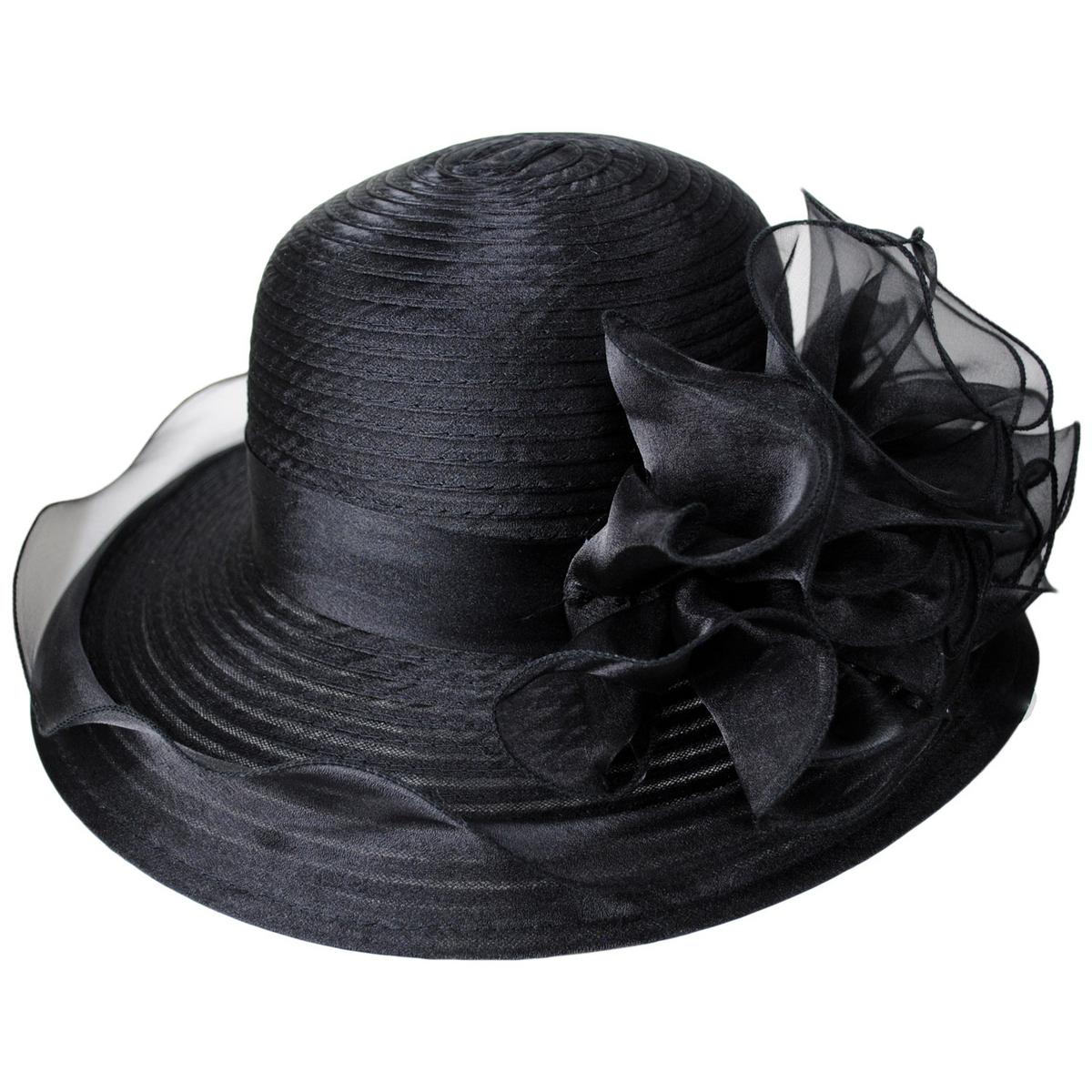 Organza Mesh Lampshade Dress Hat