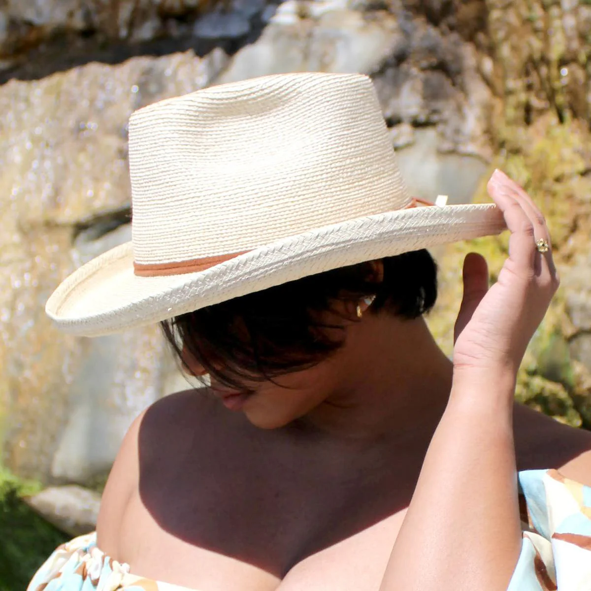 Outlaw Guatemalan Fine Palm Leaf Straw Hat - Image 6