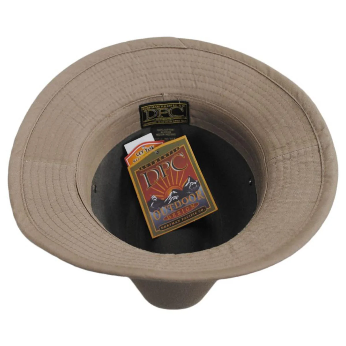 Packable Cotton Twill Safari Fedora Hat - Image 4