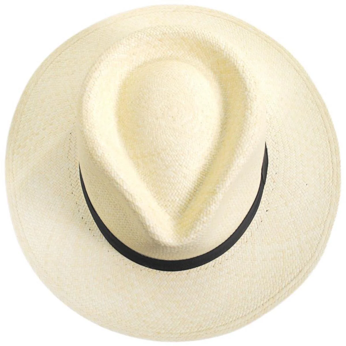 Panama Straw Grade 10 C-Crown Fedora Hat - Image 4