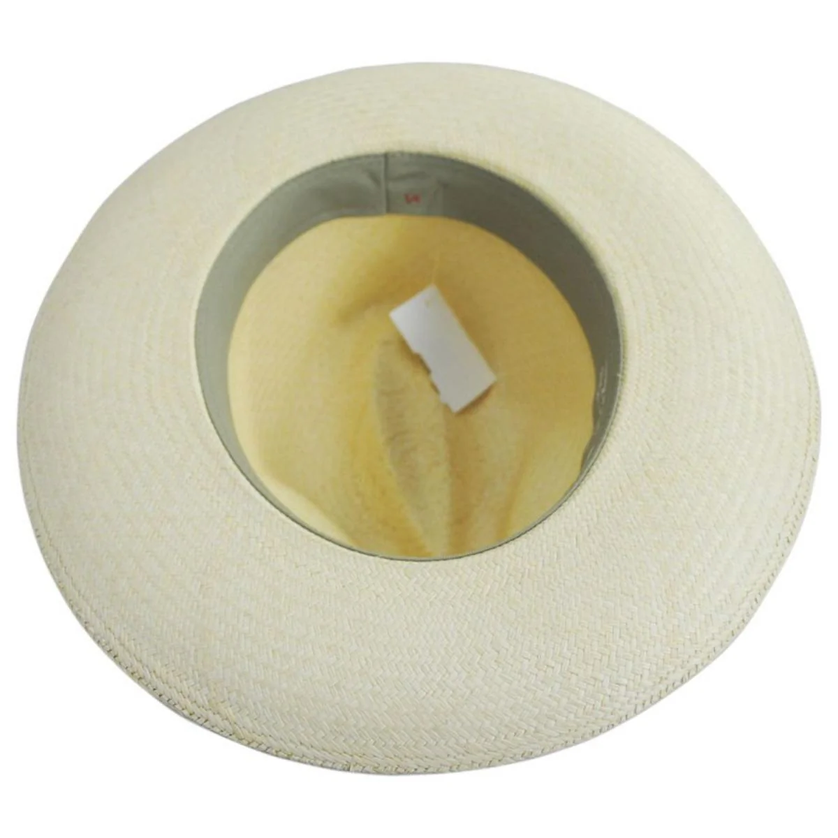 Panama Straw Grade 10 Clasico Center Pinch Fedora Hat - Image 4