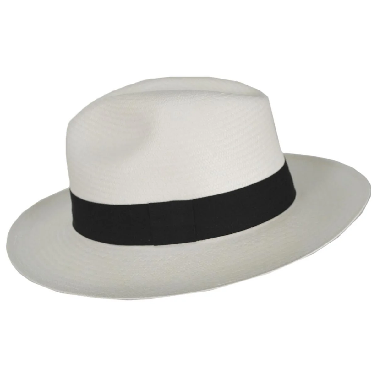 Panama Straw Grade 10 Clasico Center Pinch Fedora Hat - Image 7
