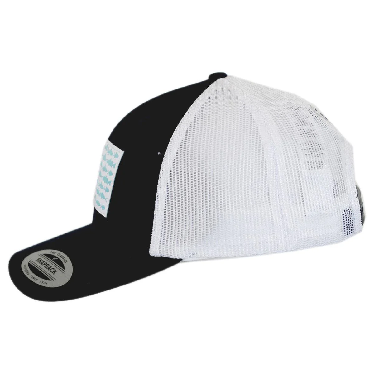 PFG Fish Flag Mesh Flexfit Fitted Baseball Cap - Image 13