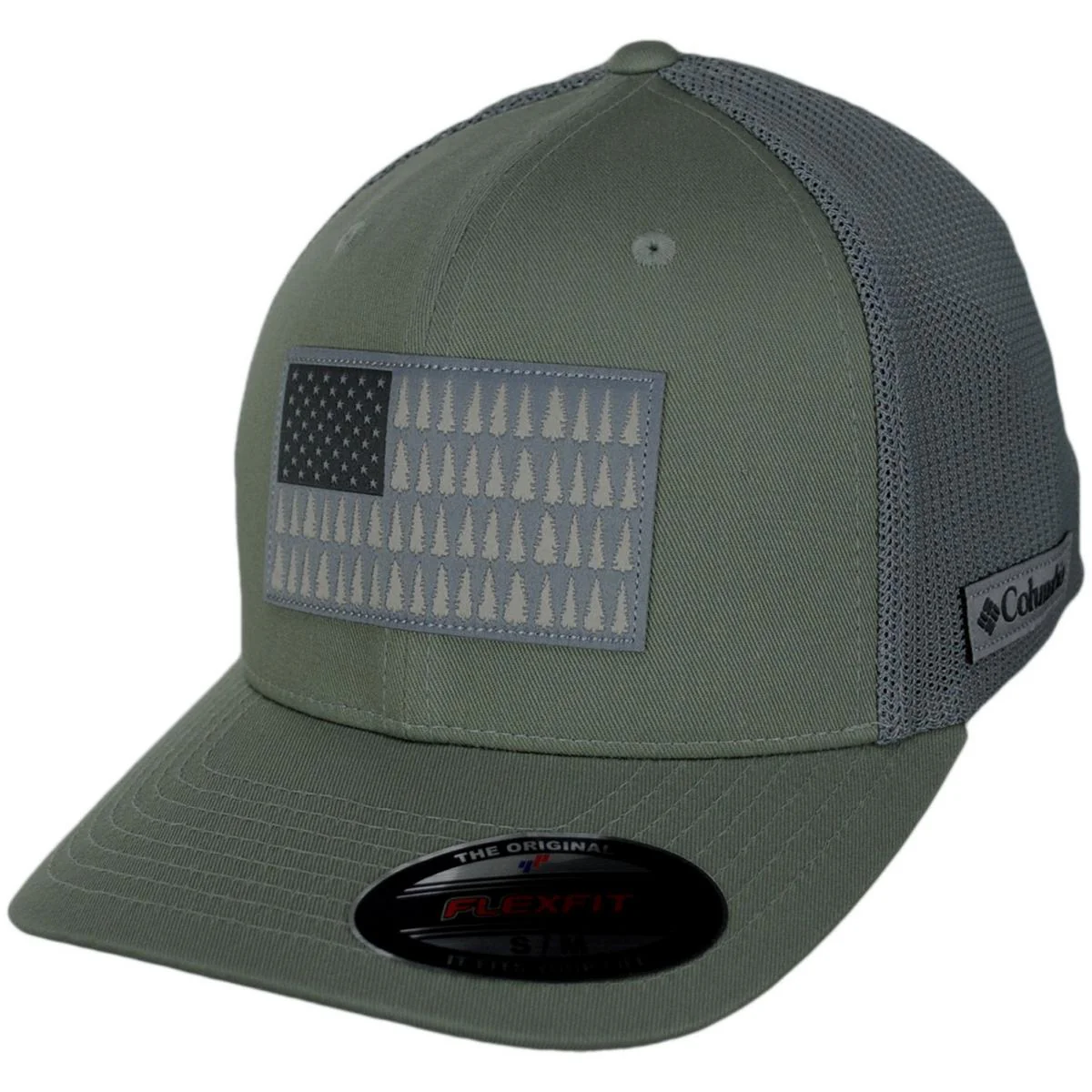 PFG Fish Flag Mesh Flexfit Fitted Baseball Cap - Image 15