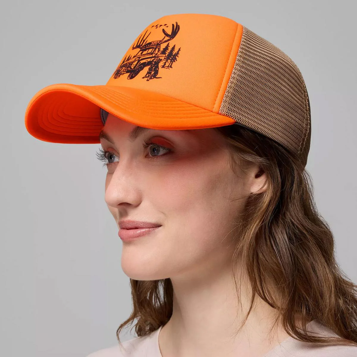 PHG Timberbuck Foam Mesh Trucker Snapback Baseball Cap - Image 2