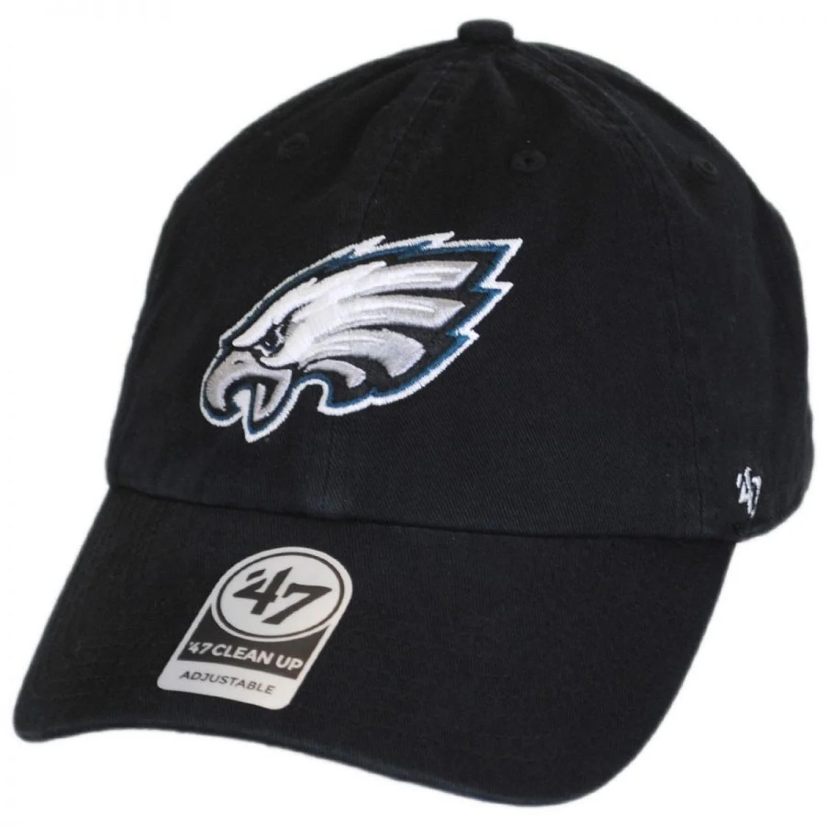 Philadelphia Eagles NFL Clean Up Strapback Baseball Cap Dad Hat - Image 5