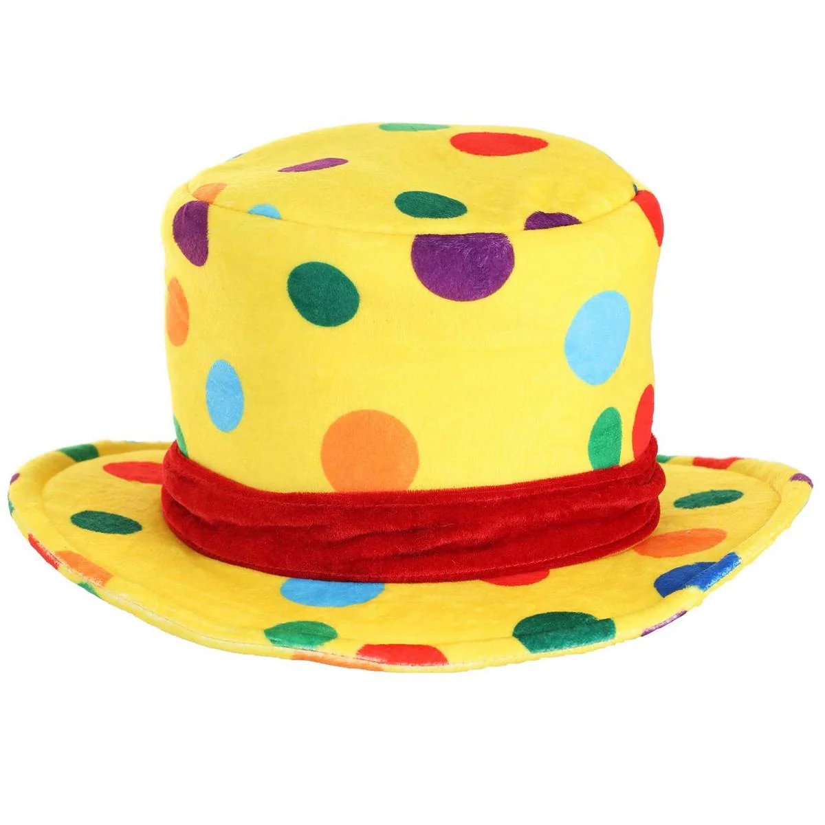 Polka Dot Clown Top Hat
