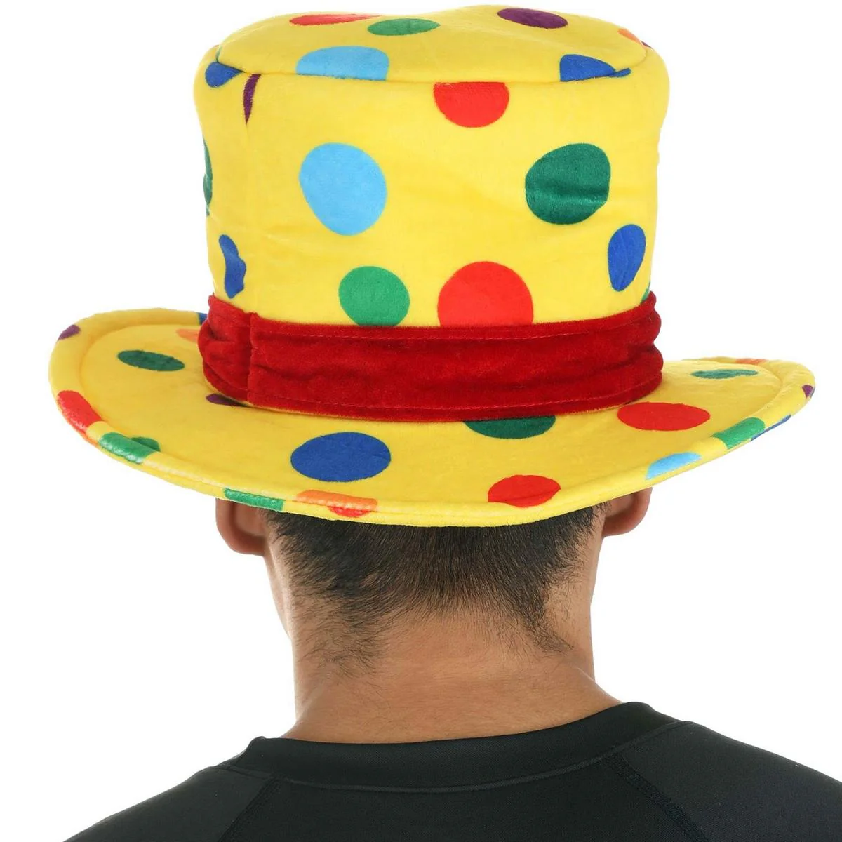 Polka Dot Clown Top Hat - Image 3