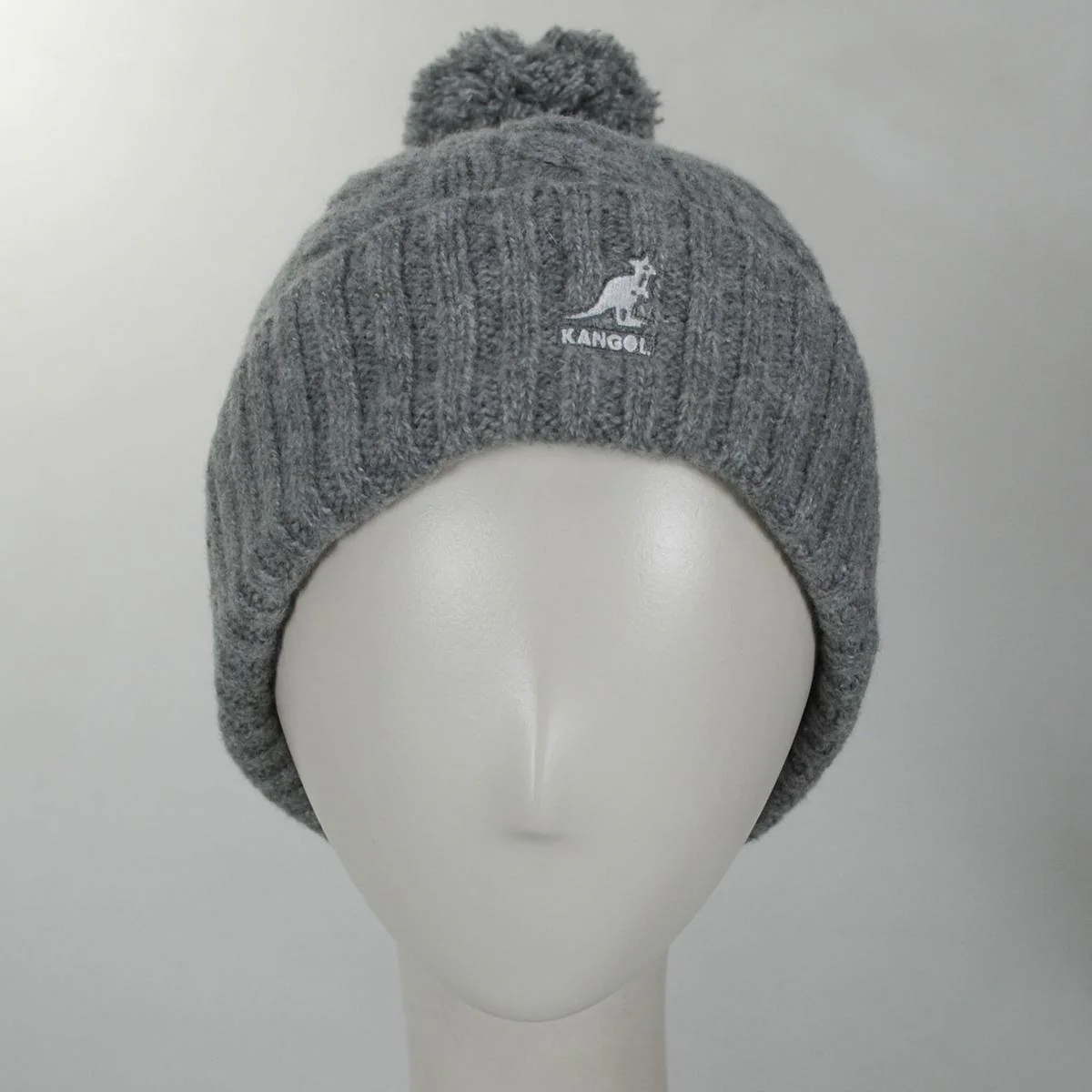 Pompom Cable Knit Beanie Hat - Image 2