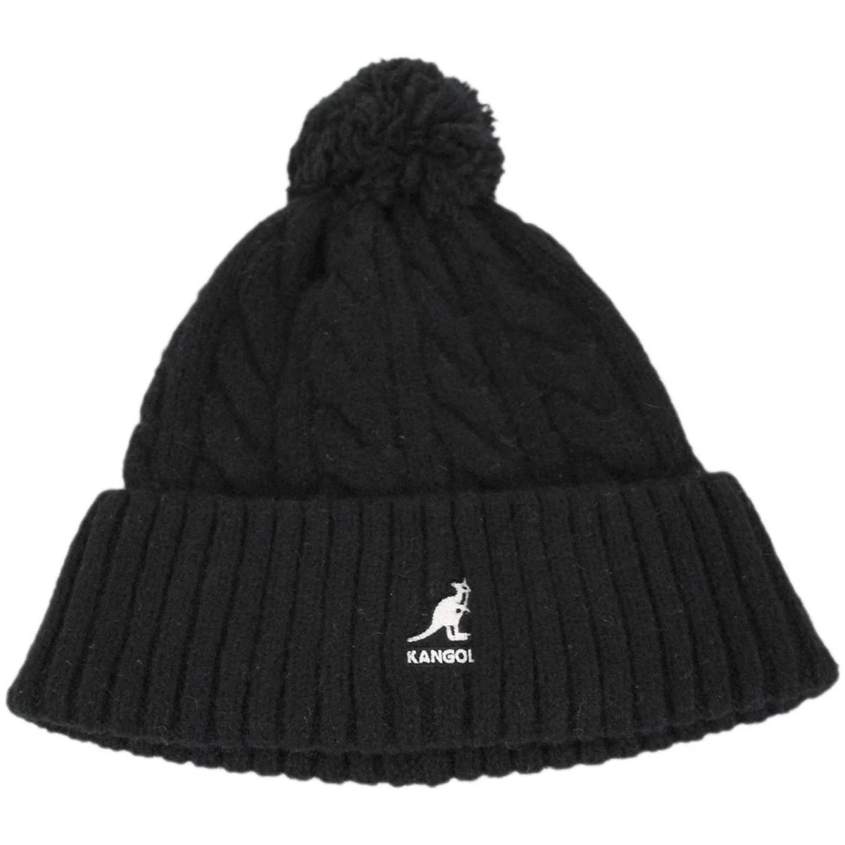 Pompom Cable Knit Beanie Hat - Image 7