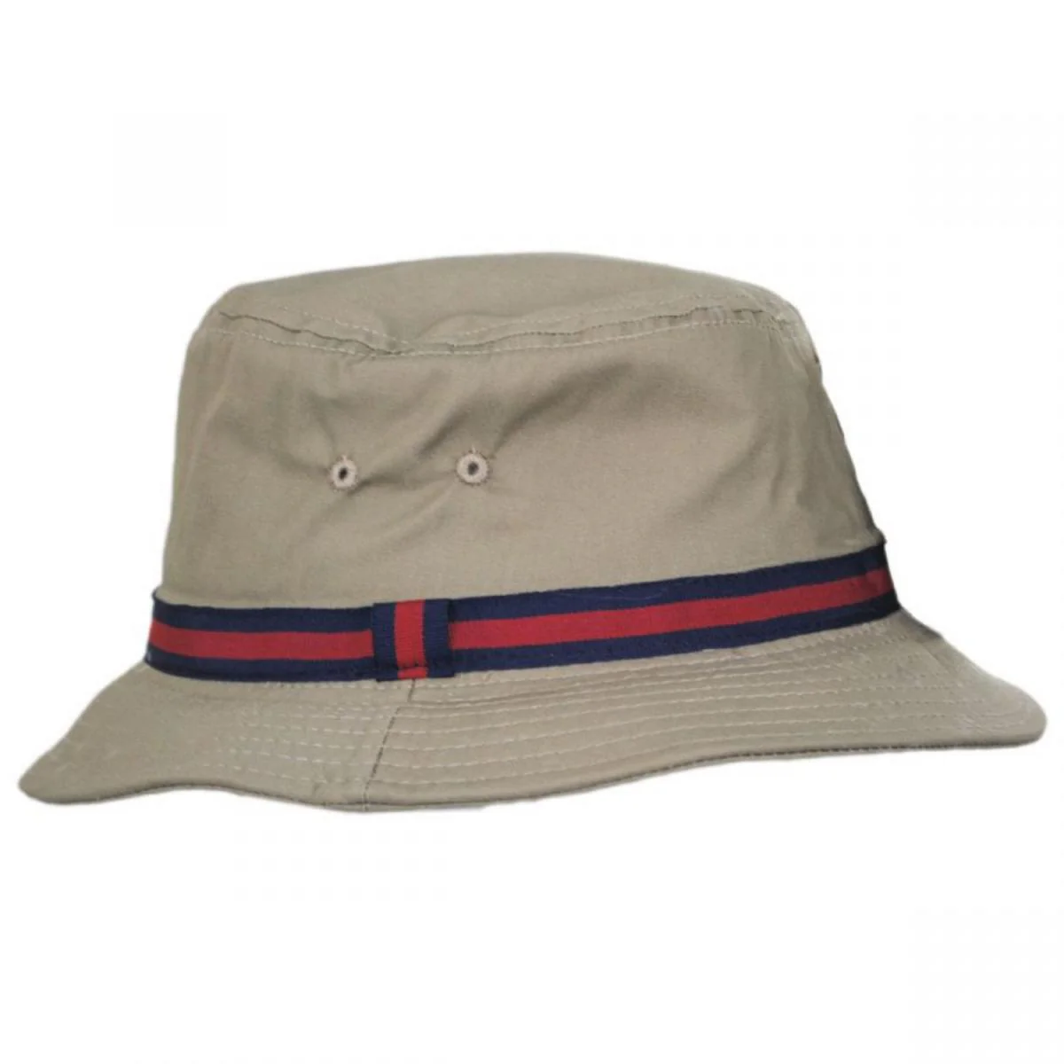 Poplin Cotton Blend Rain Bucket Hat - Image 3