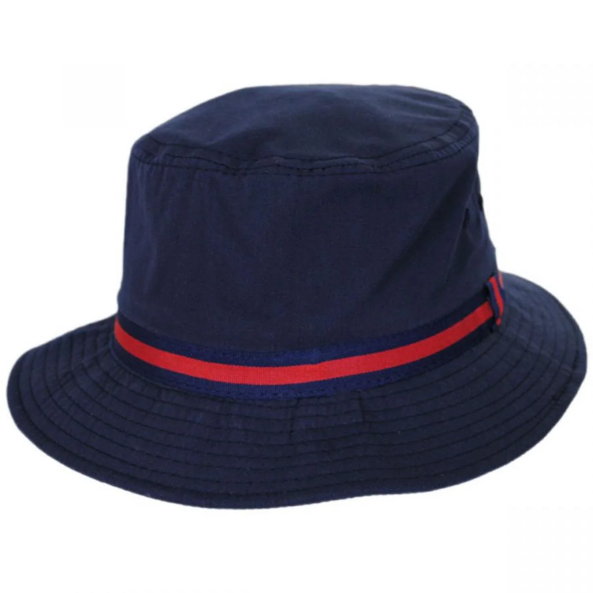 Poplin Cotton Blend Rain Bucket Hat - Image 5