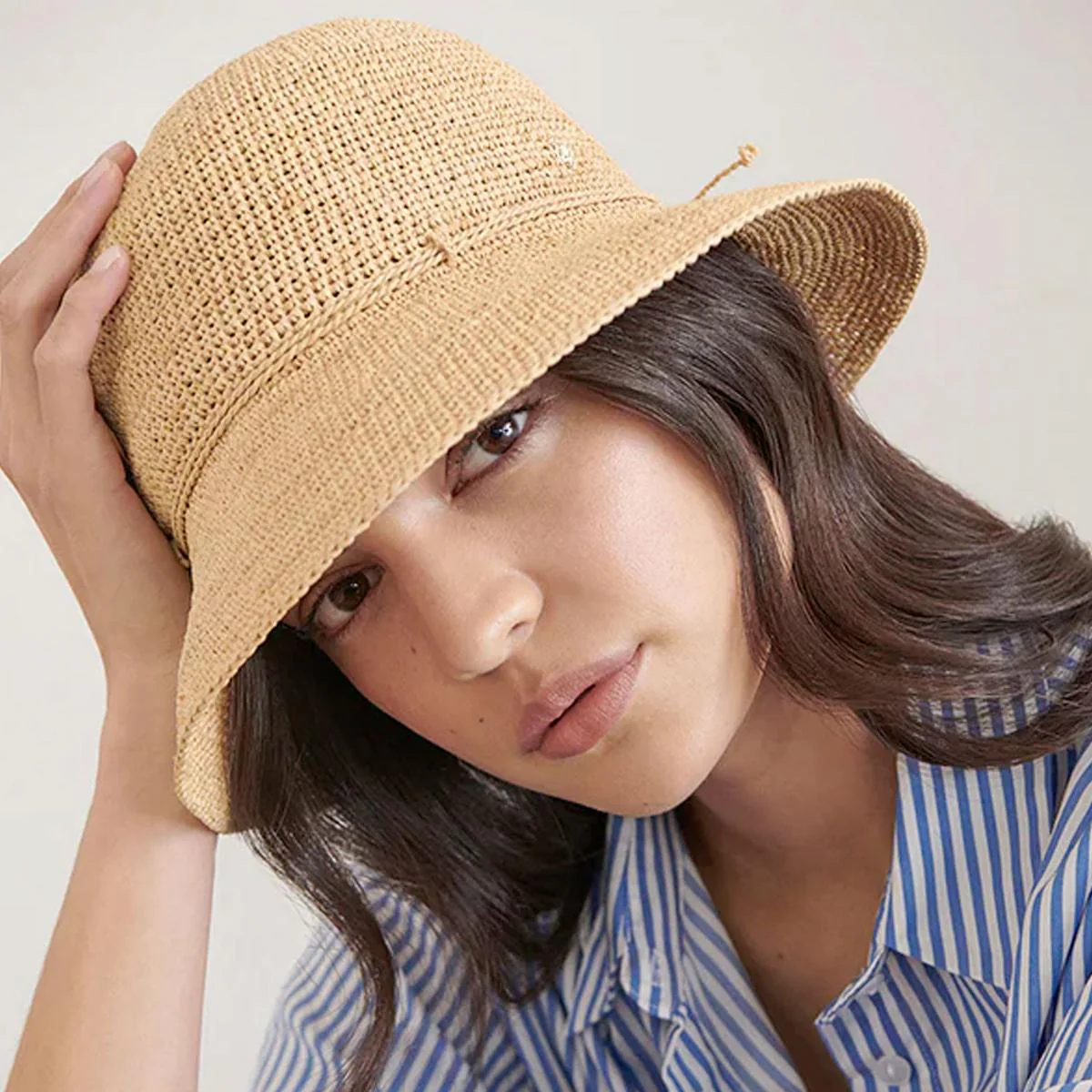 Provence 8 Raffia Straw Sun Hat - Image 5
