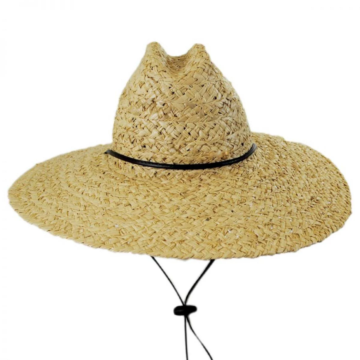 Raffia Straw Lifeguard Hat - Image 2