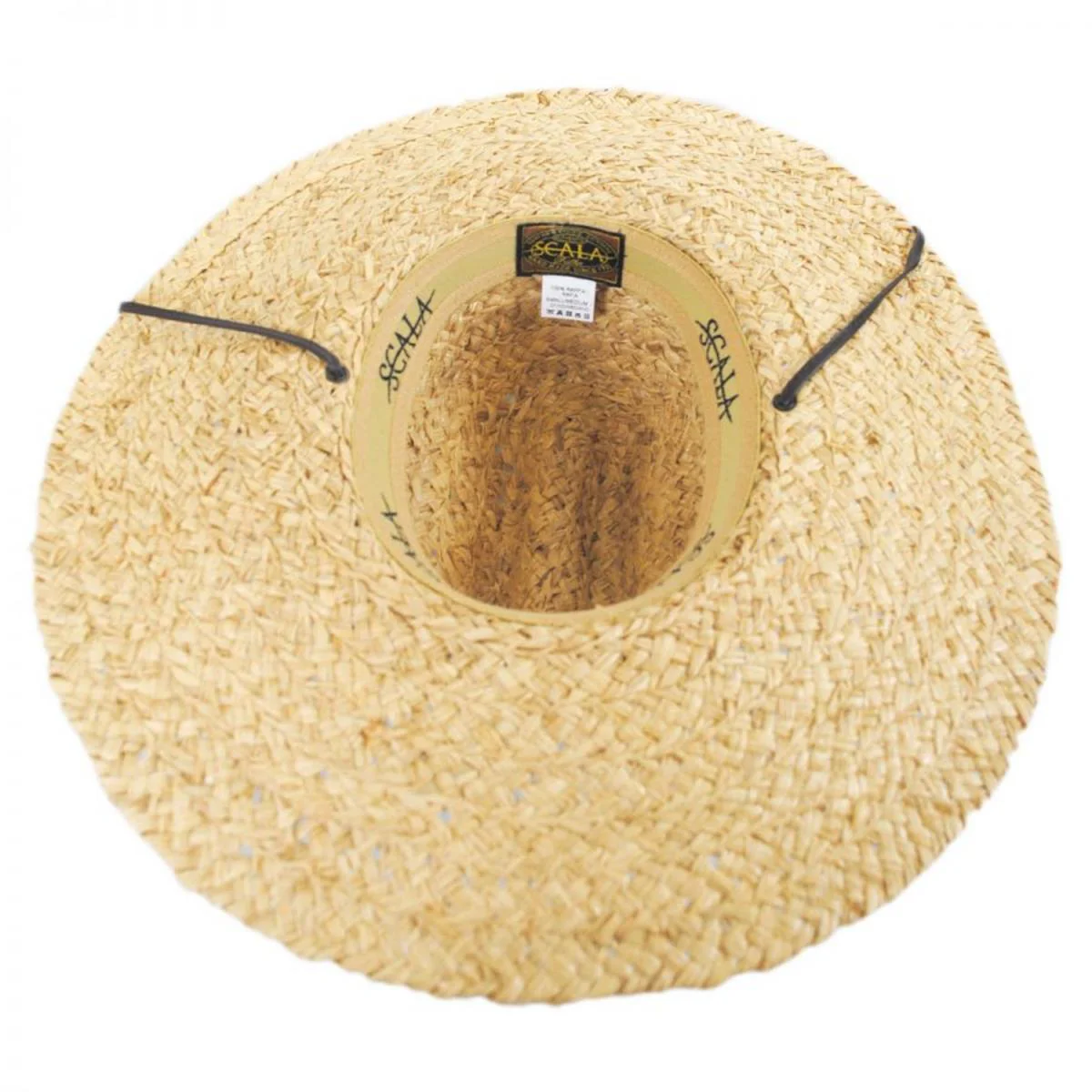 Raffia Straw Lifeguard Hat - Image 4
