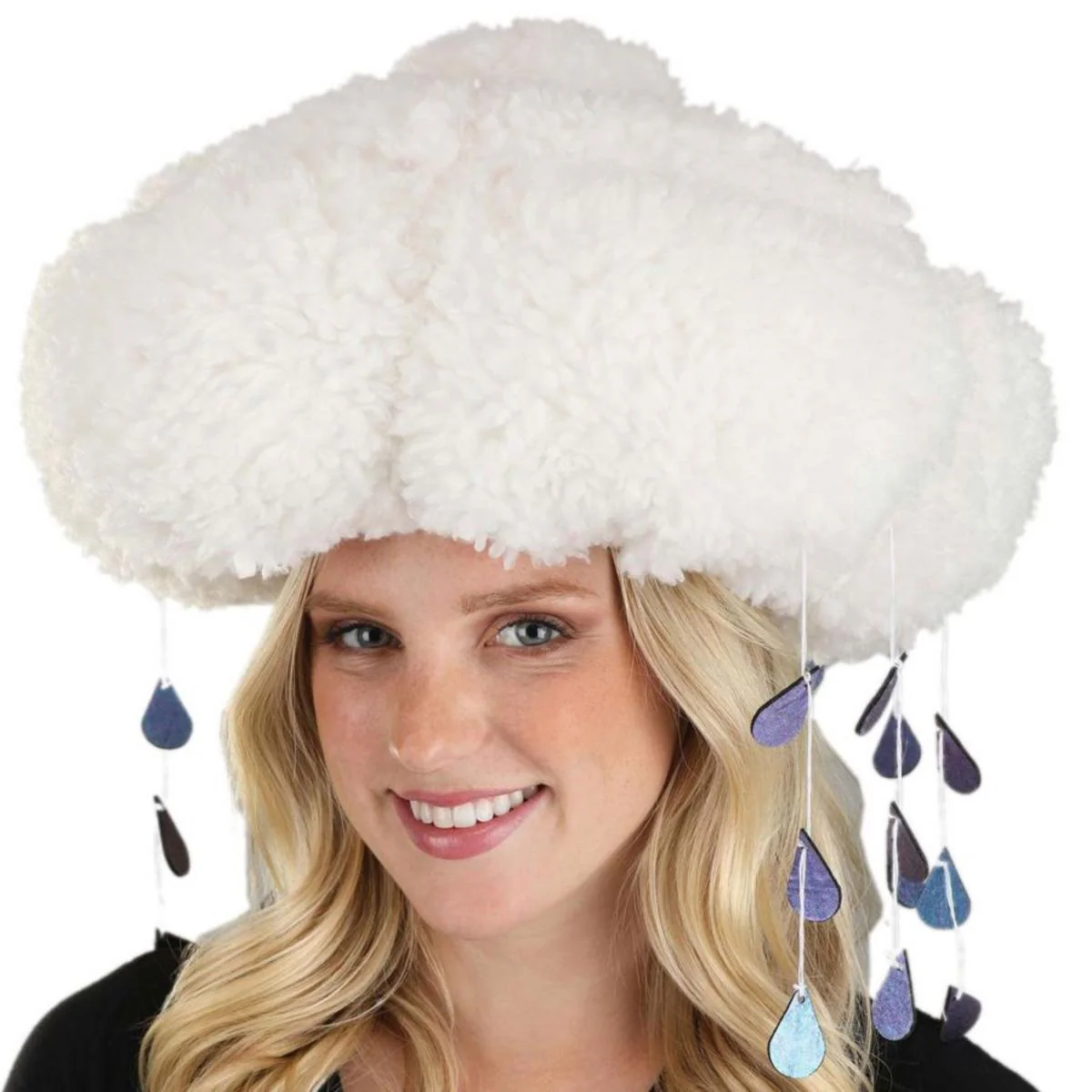 Rain Cloud Plush Hat - Image 3