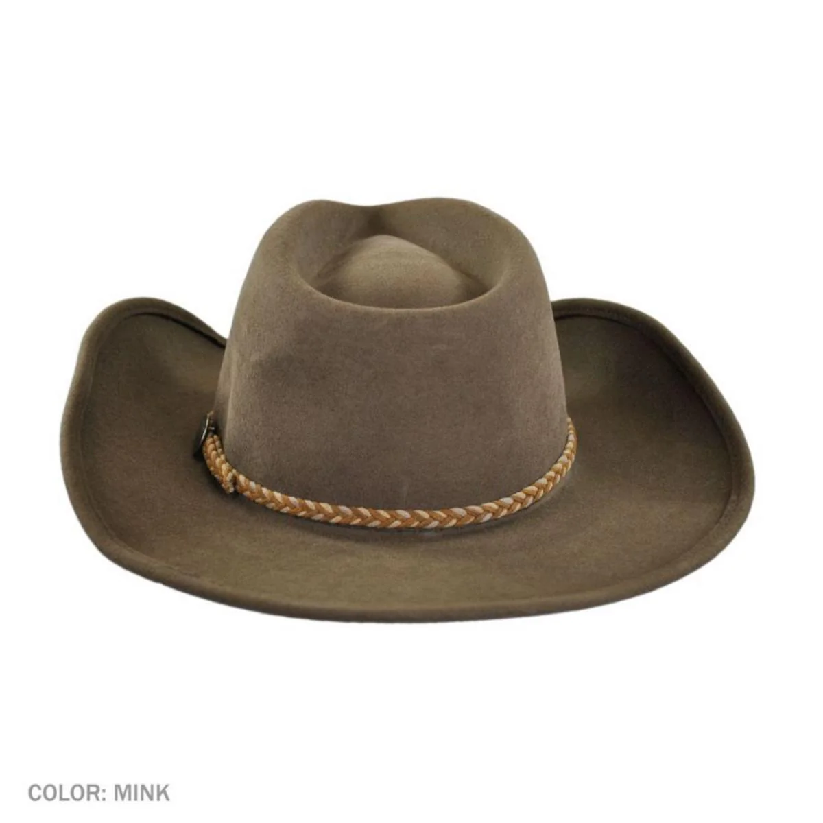 Rawhide Buffalo Fur Felt Western Hat - Image 13