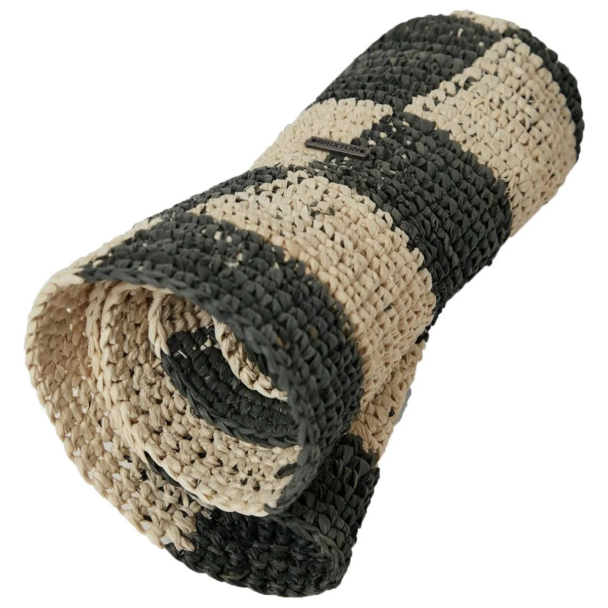 Redding Checkered Crochet Raffia Straw Bucket Hat - Image 7