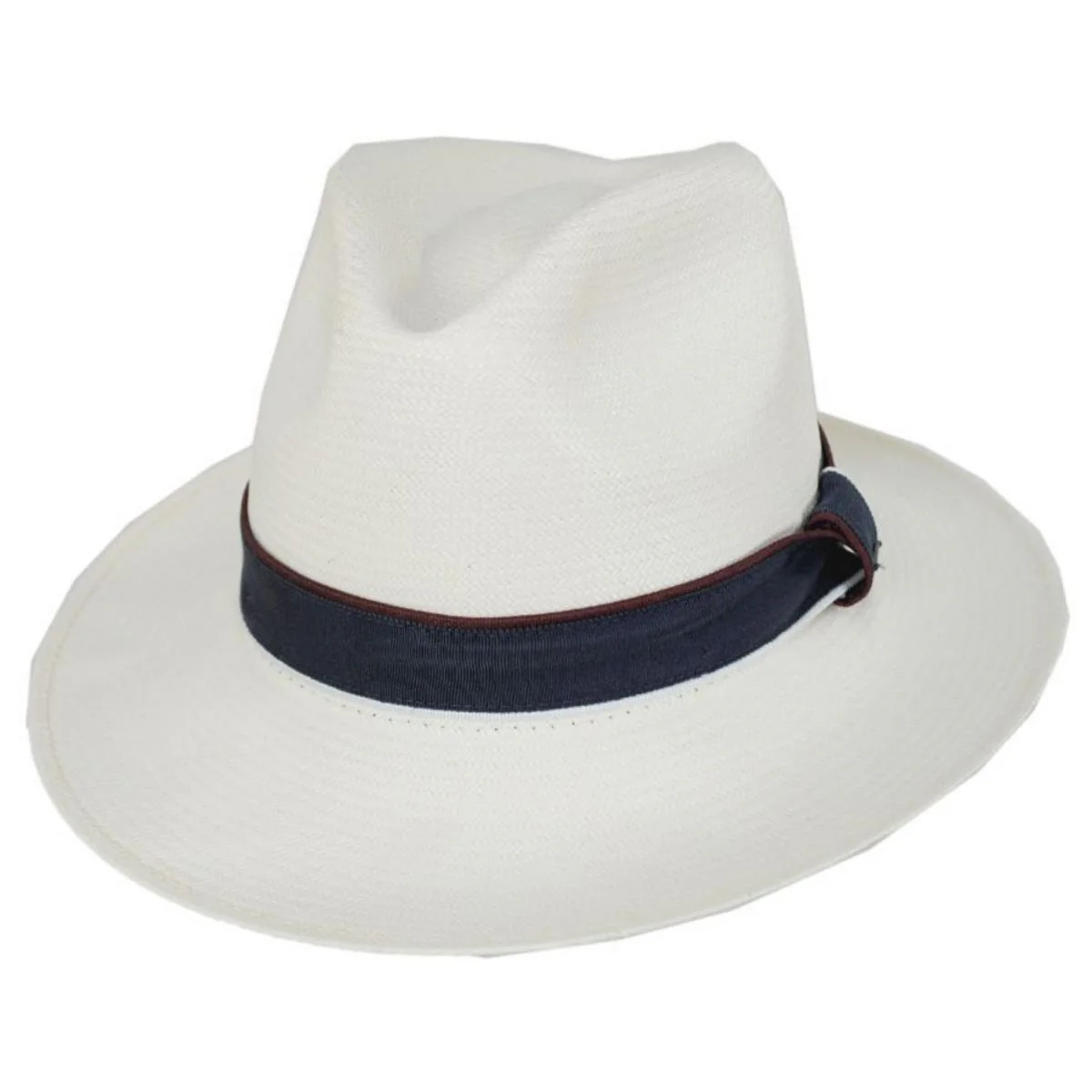 Relik Shantung Straw Fedora Hat
