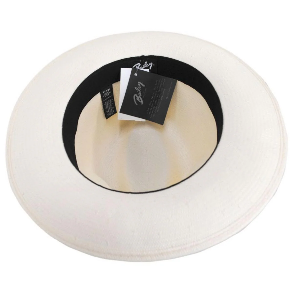 Relik Shantung Straw Fedora Hat - Image 4