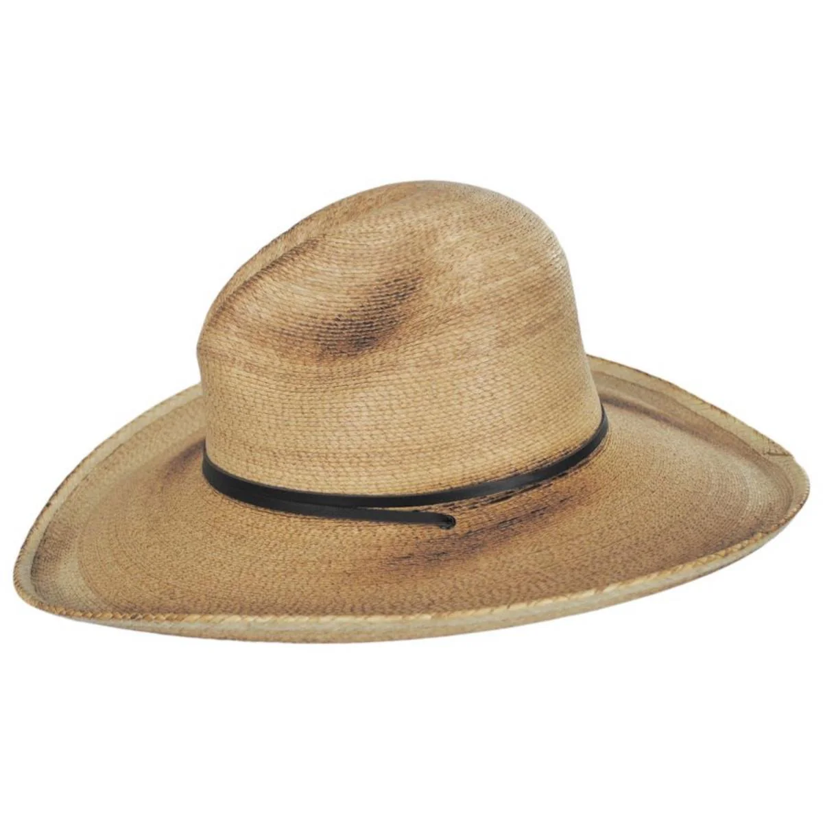 Ride or Die Palm Straw Gus Western Hat - Image 3