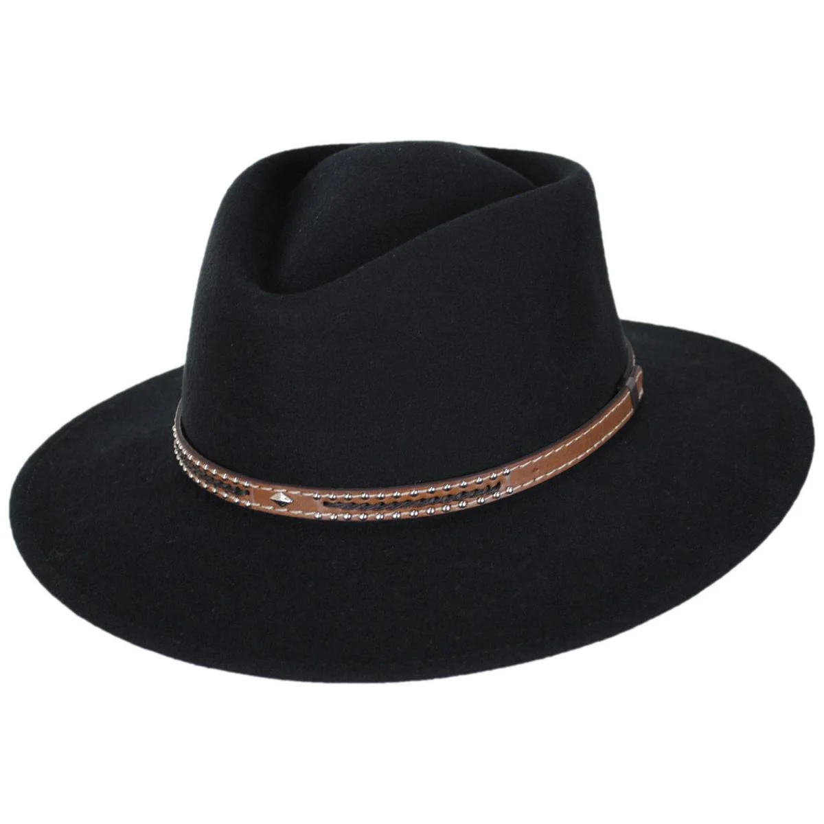 Rider Crushable Merino Wool Felt Fedora Hat