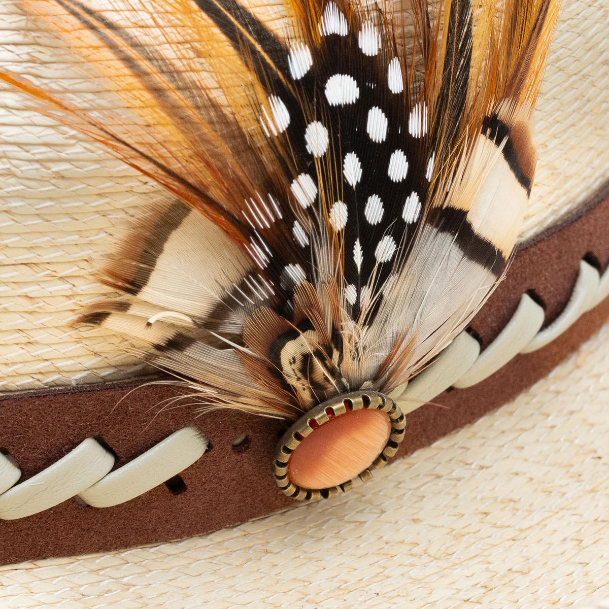 Lainey Wilson Road Runner Palm Straw Outback Hat - Image 5