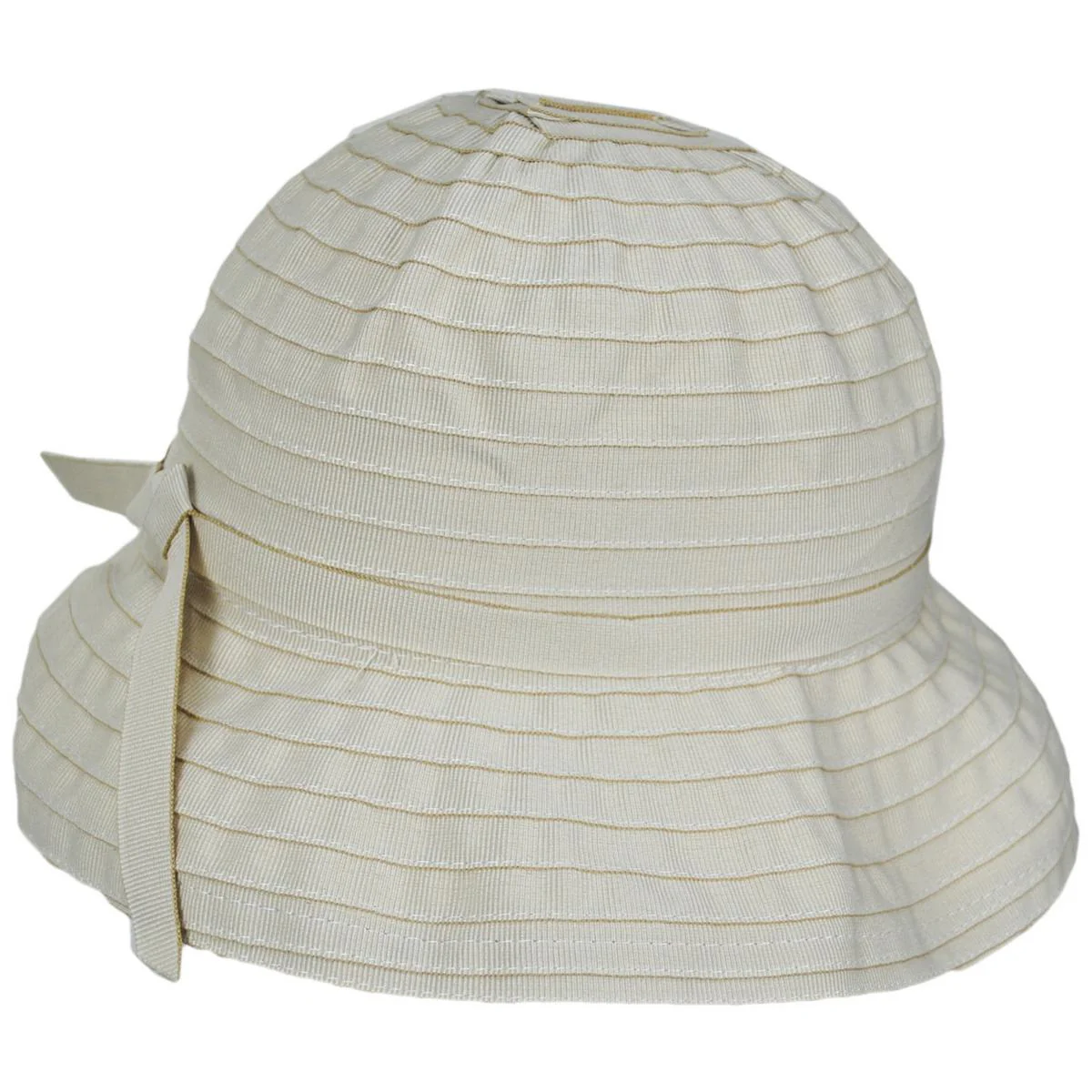 Roller Ribbon Cotton Blend Sun Hat - Image 4