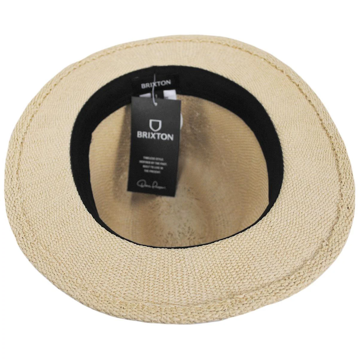 Roma Bangora Straw Fedora Hat - Image 10