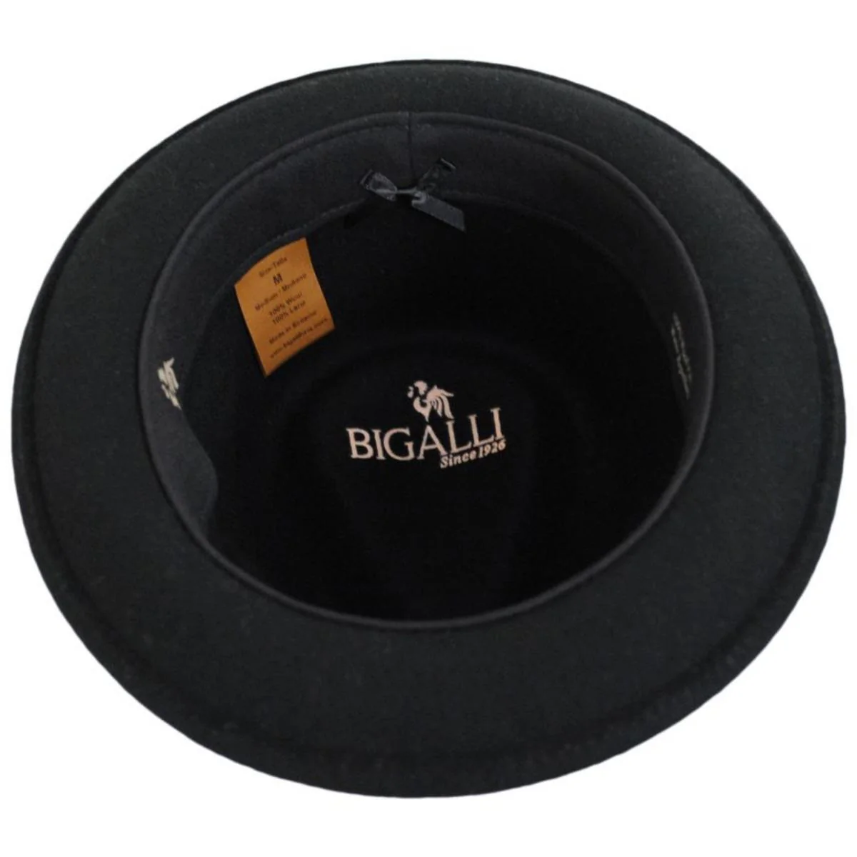 Roma Wool Felt Stingy Brim Fedora Hat - Image 4